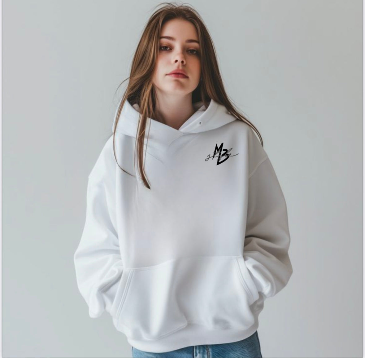MB Style HOODIE WHITE